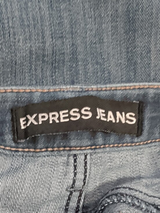 Y2K Express Stella Low-Rise Distressed Denim Legging Jeans Women's 4R