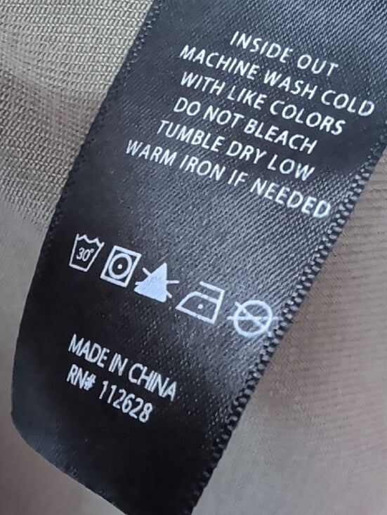 Max Jeans Olive Green Draped Open Front Utility Jacket Women's Medium