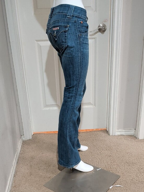 Retro No Boundaries Women's Skinny Jeans in Medium Blue Size 7 Y2K