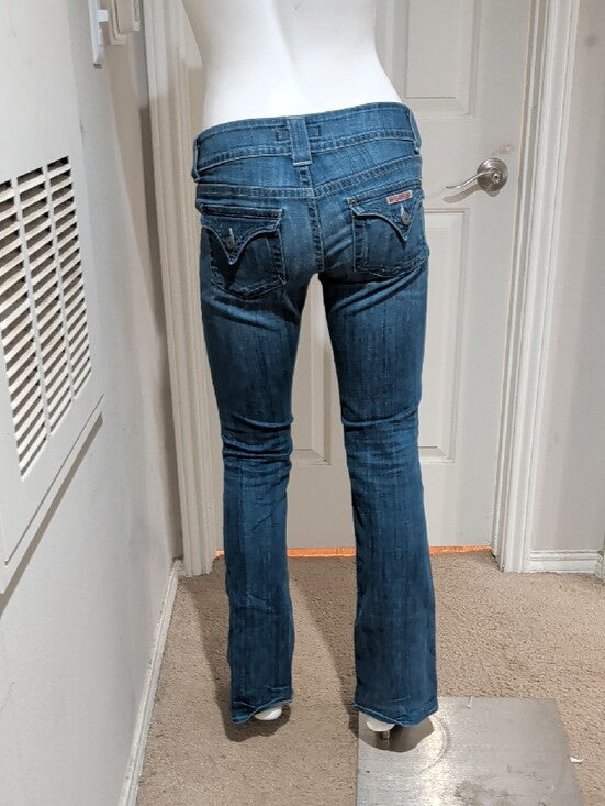Retro Low-Rise Hudson Jeans Bootcut in Medium Blue Wash Y2K Women's 26