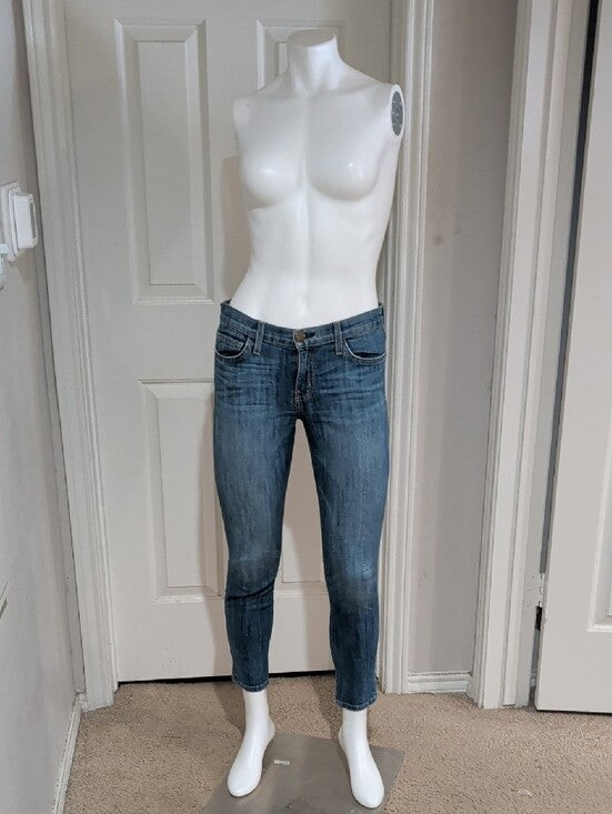 Current/Elliott Women's Stiletto Skinny Jeans in Mid Blue Wash 0/27