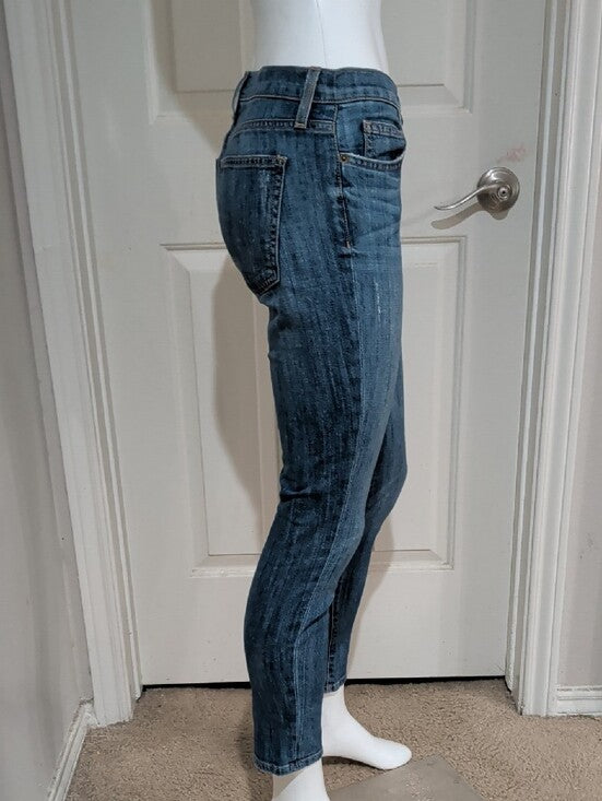 Current/Elliott Women's Stiletto Skinny Jeans in Mid Blue Wash 0/27