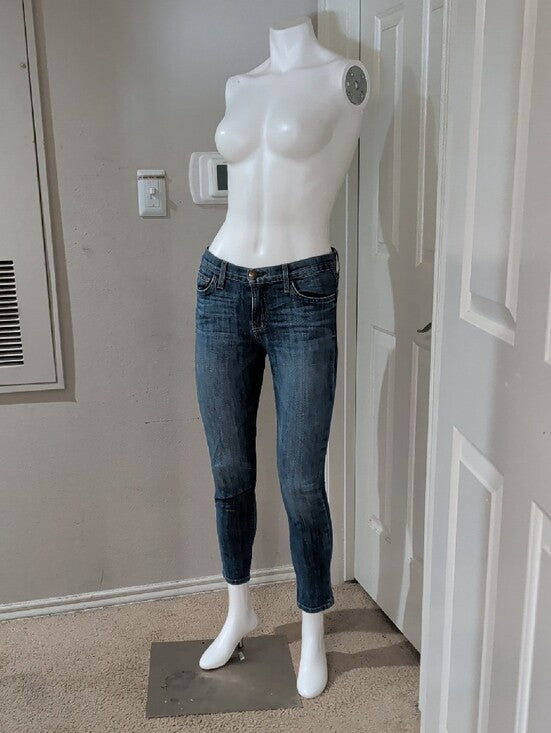 Current/Elliott Women's Stiletto Skinny Jeans in Mid Blue Wash 0/27