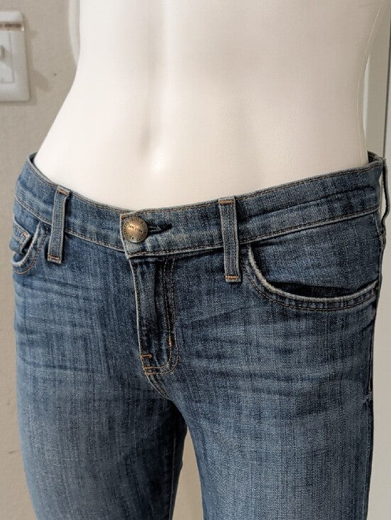 Current/Elliott Women's Stiletto Skinny Jeans in Mid Blue Wash 0/27
