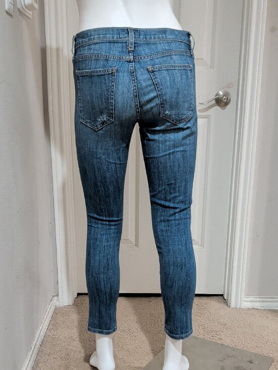 Current/Elliott Women's Stiletto Skinny Jeans in Mid Blue Wash 0/27