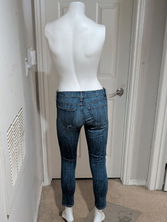 Current/Elliott Women's Stiletto Skinny Jeans in Mid Blue Wash 0/27