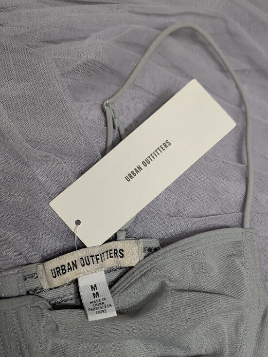 NWT Urban Outfitters Lavender Sheer Mesh Maxi Dress Women's Medium