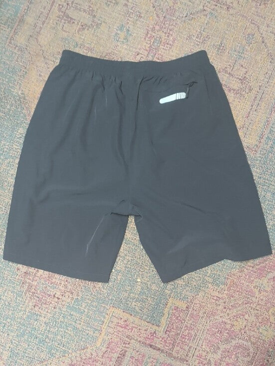 NWOT Northyard Men's Grey Athletic Running Shorts with Reflective Accents large