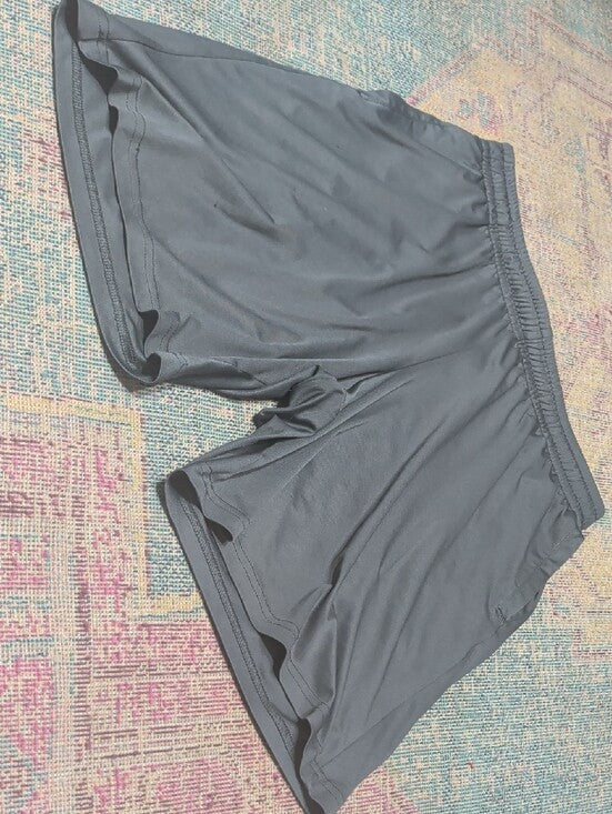 Men's Performance Athletic Shorts - Gray Large