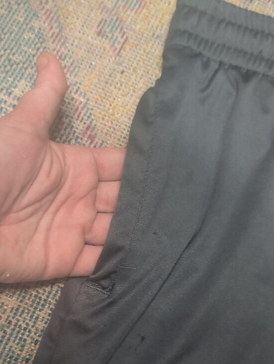 Men's Performance Athletic Shorts - Gray Large