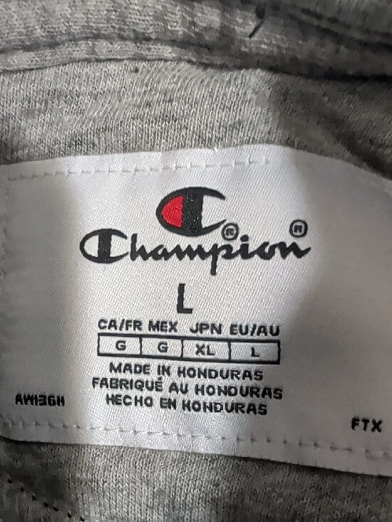 NWOT Champion Black Men's Pullover Hoodie with Subtle Logo Large