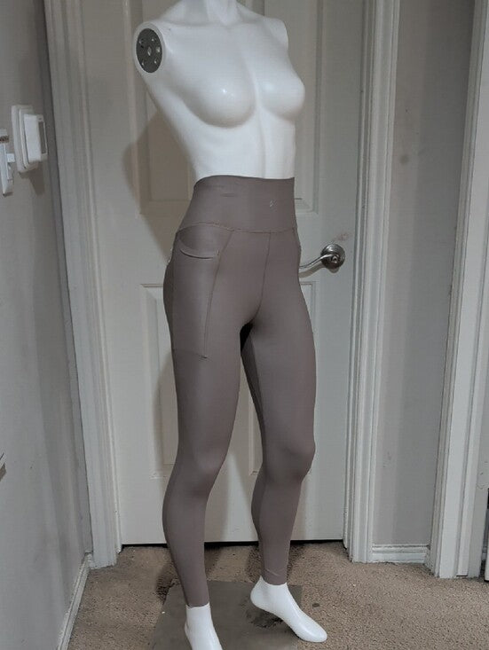 Peloton High-Rise Pocket Leggings — Taupe Women's Small