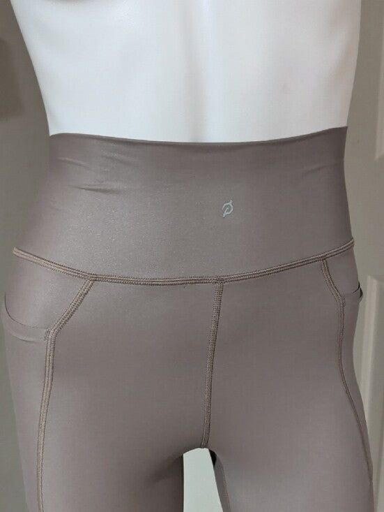 Peloton High-Rise Pocket Leggings — Taupe Women's Small