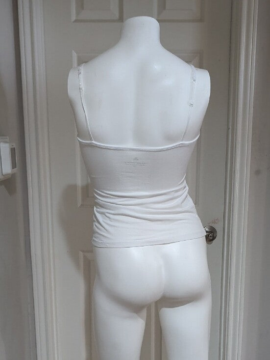 Natural Uniforms White Slim Fit Camisole Tank Top XS
