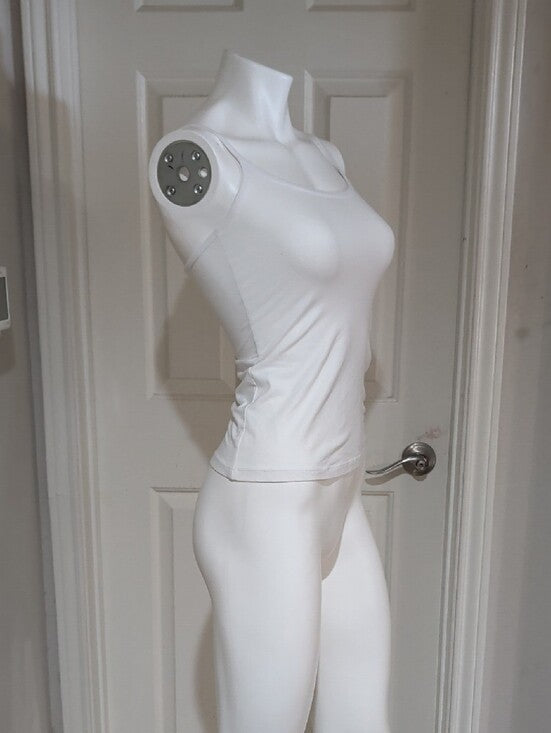 Natural Uniforms White Slim Fit Camisole Tank Top XS