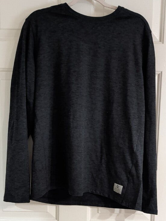 Rugged Elements Long Sleeve Athletic Tee- Dark Gray Large