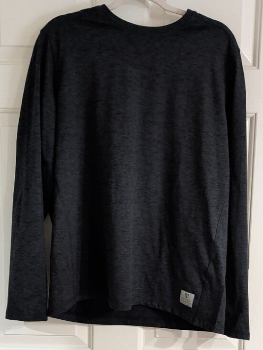 Rugged Elements Long Sleeve Athletic Tee- Dark Gray Large