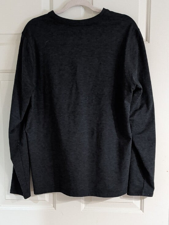 Rugged Elements Long Sleeve Athletic Tee- Dark Gray Large