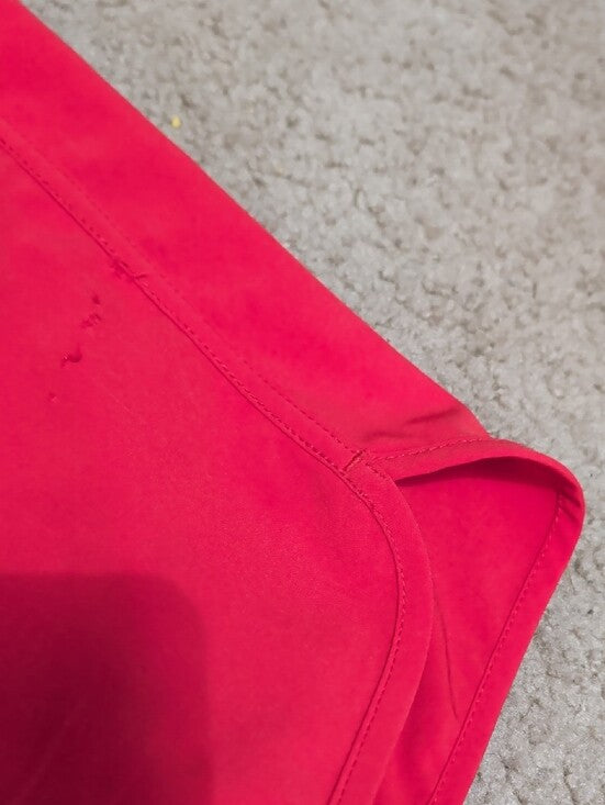 Watermen Red Men's Swim Trunks - Performance Swim Shorts Large