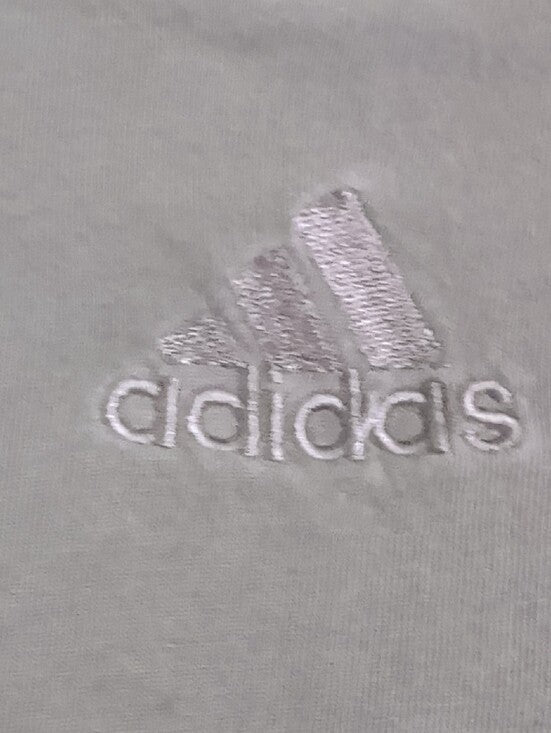 adidas Olive Green Short Sleeve Logo Tee Men's Large