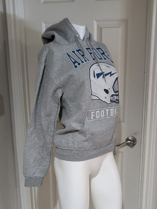 Air Force Football Gray Hoodie Sweatshirt Women's Small
