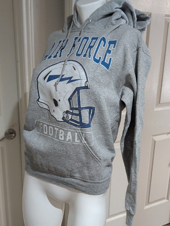 Air Force Football Gray Hoodie Sweatshirt Women's Small