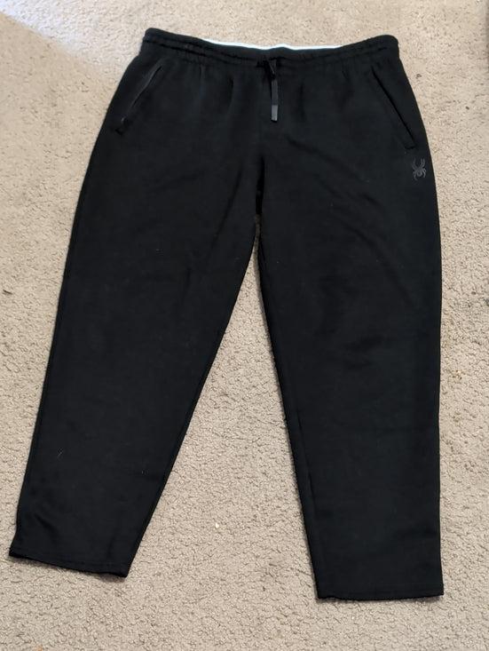 Spyder Black Pull-On Performance Sweatpants Men's Large