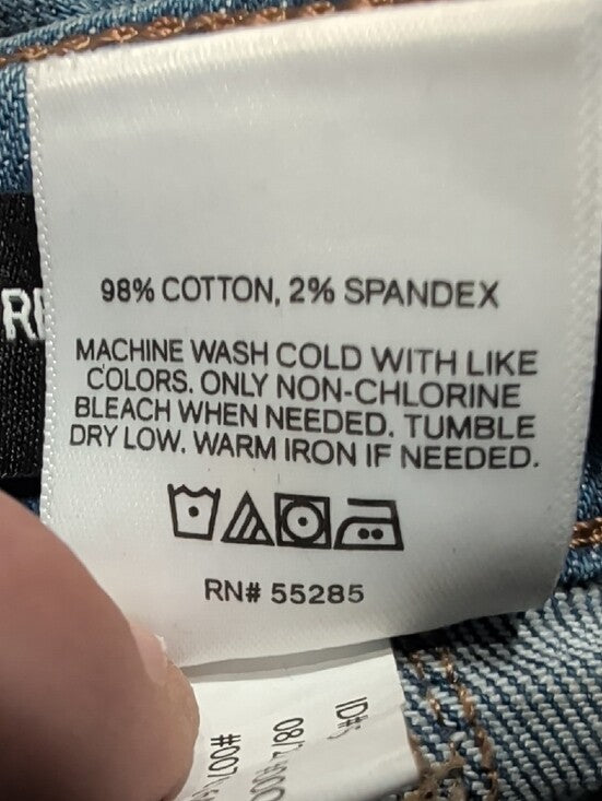 Express High-Waist Relaxed Wide Leg Light Blue Jeans Women's 0-24