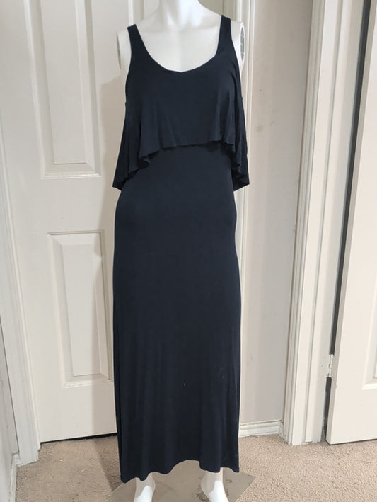 Rolla Coster Navy Layered Tank Maxi Tie-Back Dress Women's S/XS