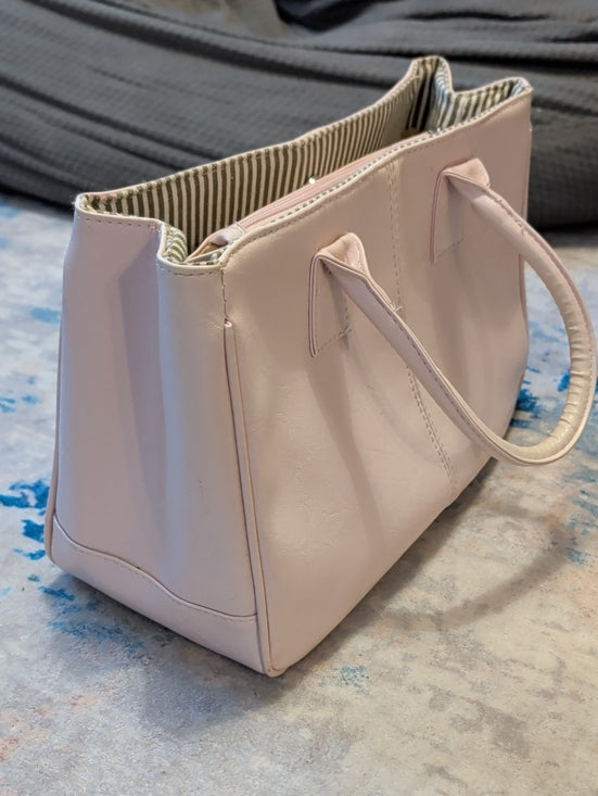 Vintage Pink Tote Bag - Classic Soft Pink Women’s Handbag