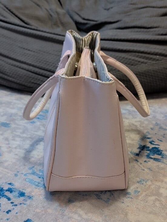 Vintage Pink Tote Bag - Classic Soft Pink Women’s Handbag