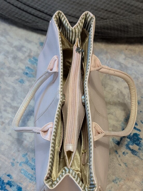 Vintage Pink Tote Bag - Classic Soft Pink Women’s Handbag