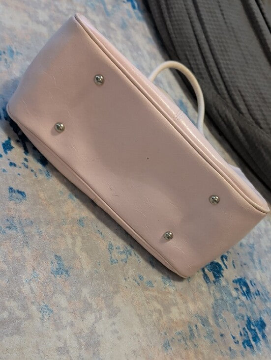 Vintage Pink Tote Bag - Classic Soft Pink Women’s Handbag