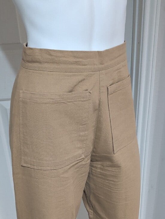 Vintage Freddie's Of Pinewood High-Rise Wide Leg Patch Pocket Pants Women's 28