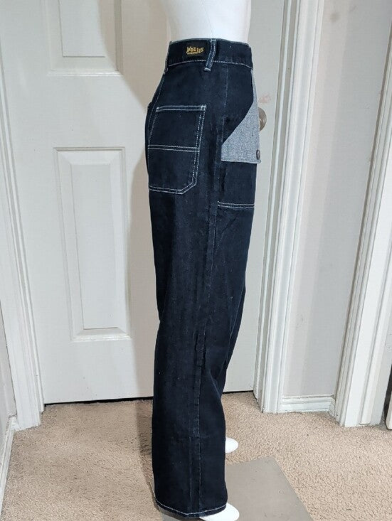 Vintage Freddie's Of Pinewood High-Waist Contrast Pocket Wide-Leg Pants Pinup 28