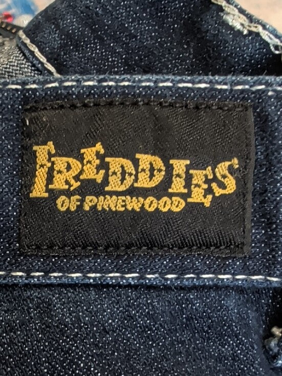 Vintage Freddie's Of Pinewood High-Waist Contrast Pocket Wide-Leg Pants Pinup 28