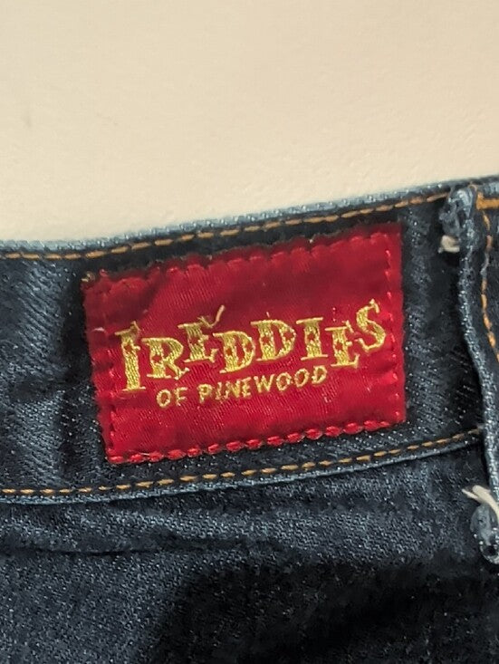 RARE Vintage Freddie's Of Pinewood Women's Dark Navy Straight-Leg Workwear Jeans 28