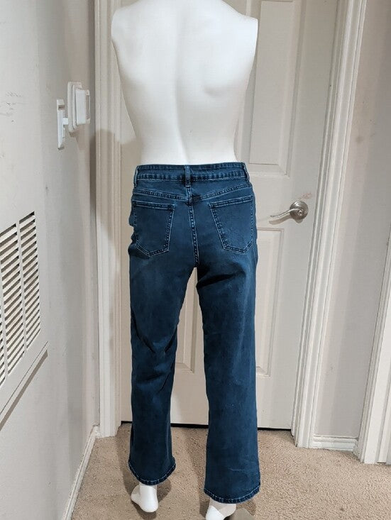 Classic High-Rise Straight Leg Ankle Jeans Women's Small (4-6)