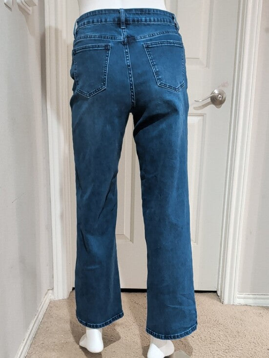 Classic High-Rise Straight Leg Ankle Jeans Women's Small (4-6)