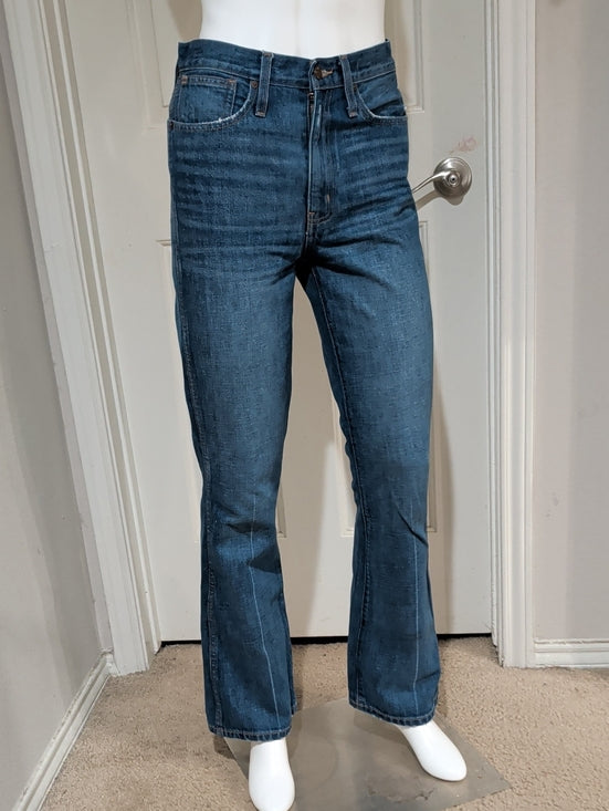 Madewell Indigo Bootcut Jeans Women's 26T New