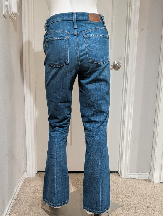 Madewell Indigo Bootcut Jeans Women's 26T New