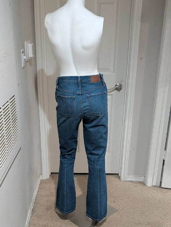 Madewell Indigo Bootcut Jeans Women's 26T New