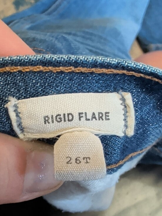 Madewell Indigo Bootcut Jeans Women's 26T New