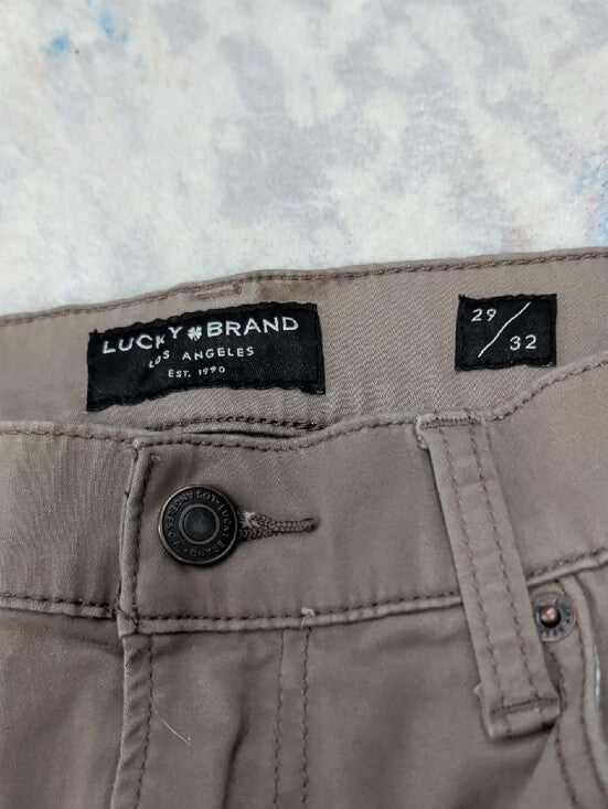 Lucky Brand Modern Taupe Athletic Slim Jeans Men's 29x32