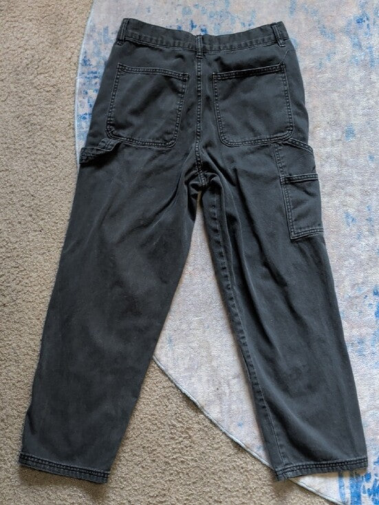 RSQ Black Cargo Utility Pants with Reinforced Knees Men's 29x30