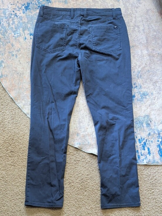 GAP Navy Blue Straight-Leg Pants Men's 34x32