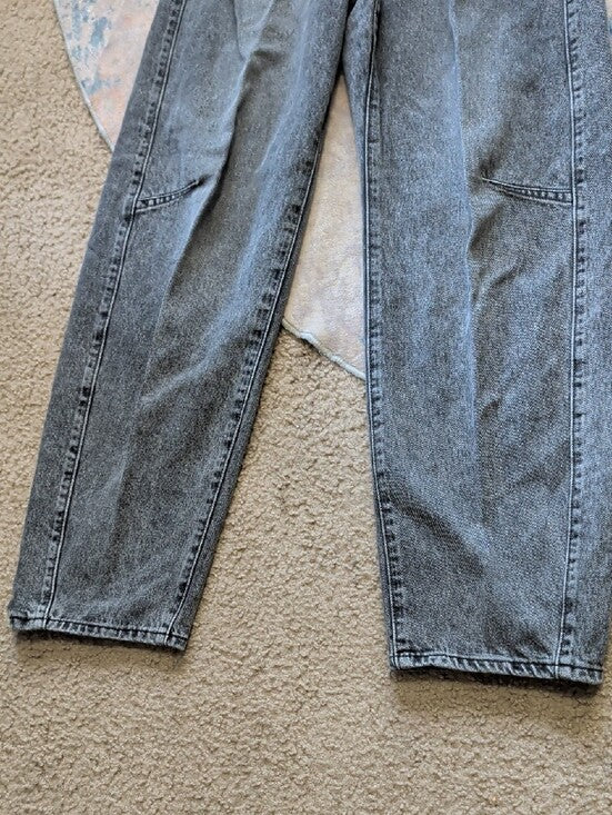 Levi's Cinch Barrel Gray-Washed Panel Denim Jeans Men's 27x31