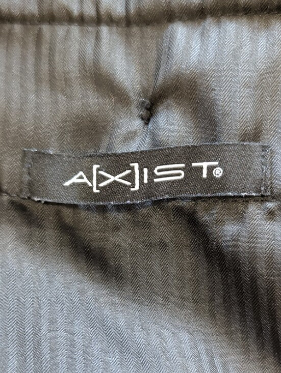 Axist Black Polyester Dress Pants - Classic Office Trousers Men's 33x32