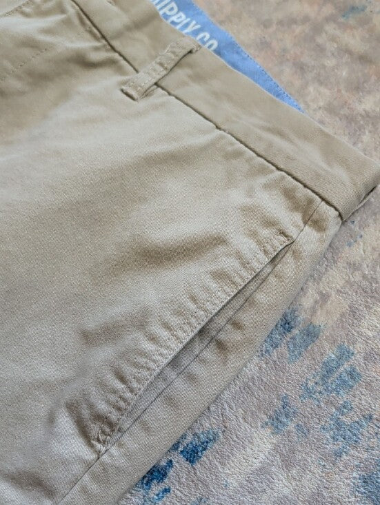 Mossimo Supply Co. Khaki Slim Straight Chino Pants Mens 34x32