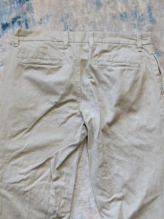 Mossimo Supply Co. Khaki Slim Straight Chino Pants Mens 34x32
